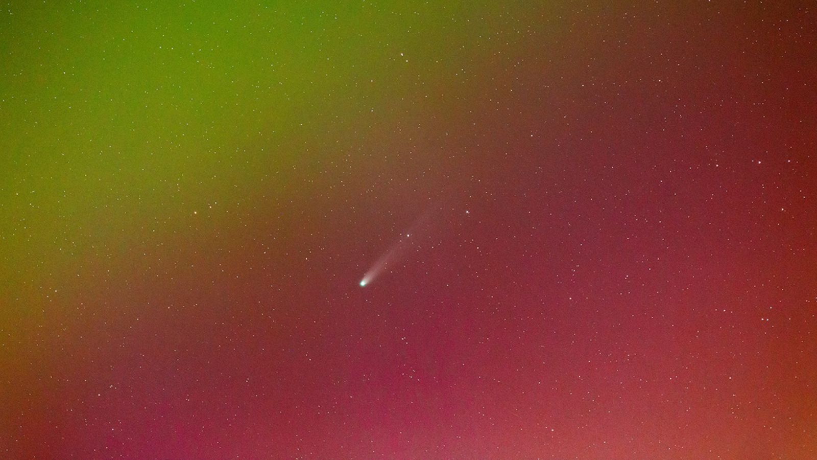 Superbright ‘Comet Lemmon’ flies through auroras over Scotland during surprise solar storm