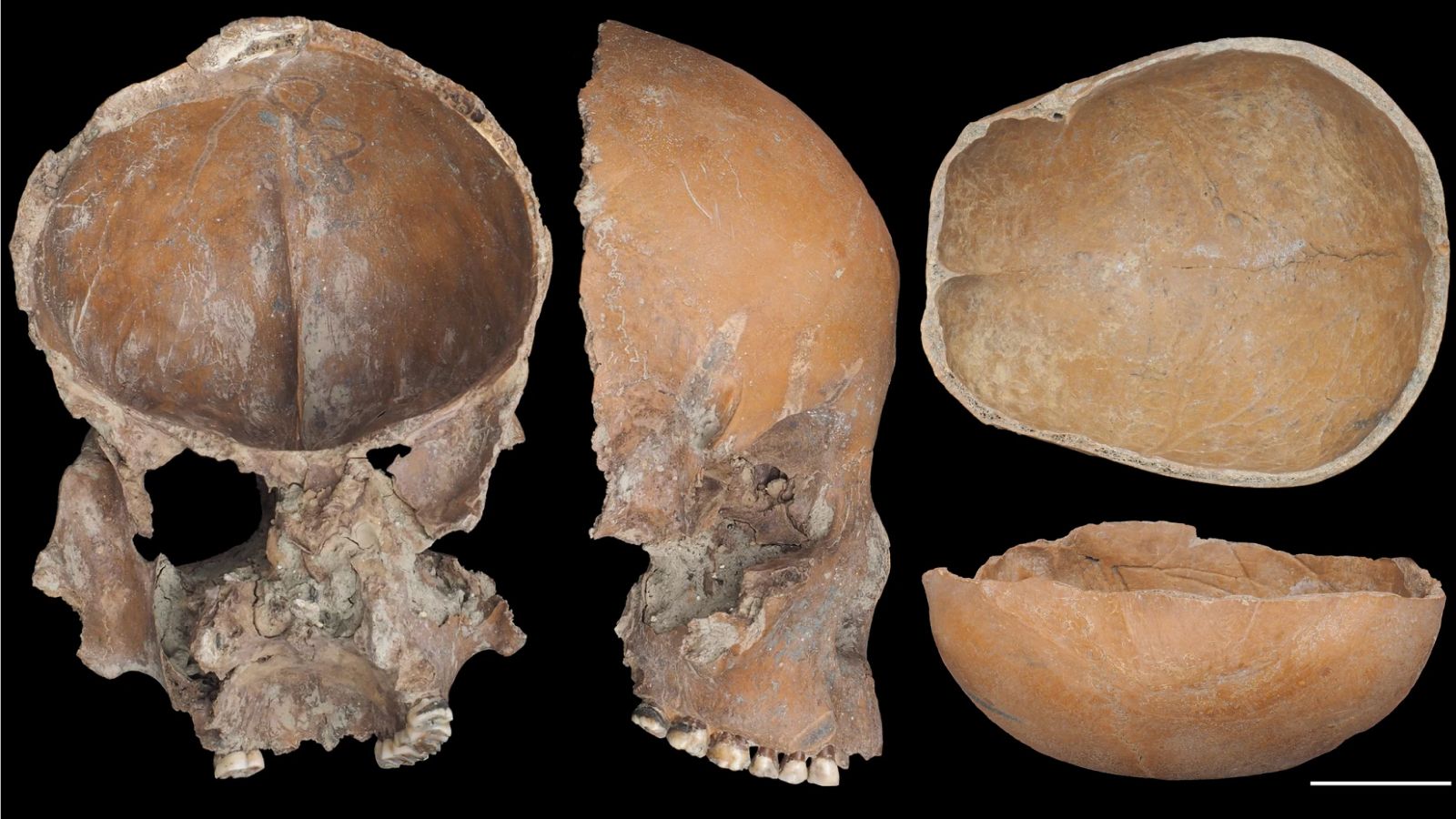 5,000 years ago, Stone Age people in China crafted their ancestors’ bones into cups and masks