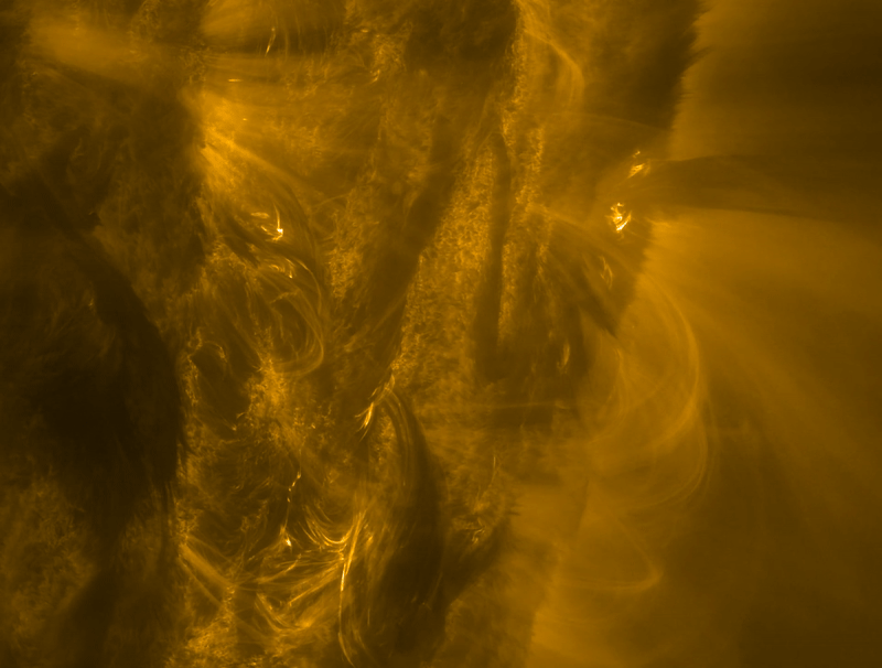 Flying through the biggest solar storm ever recorded