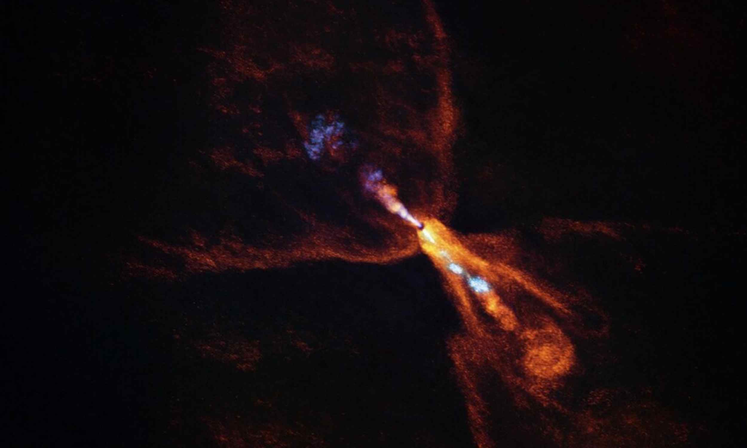 Birth of a new solar system witnessed for the first time