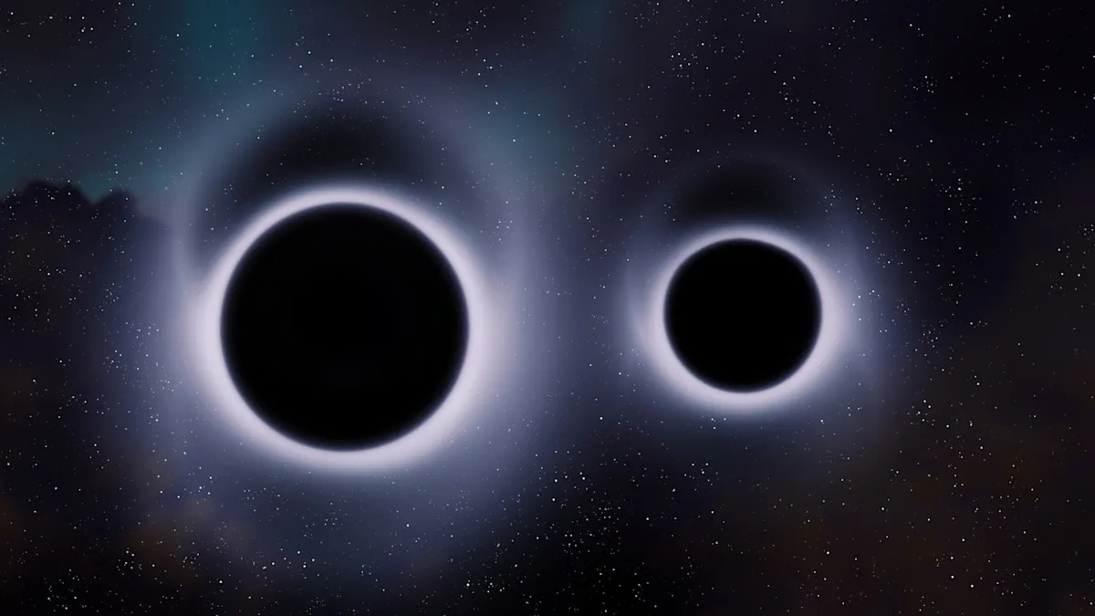 Two Orbiting Black Holes Caught On Camera For The First Time In History