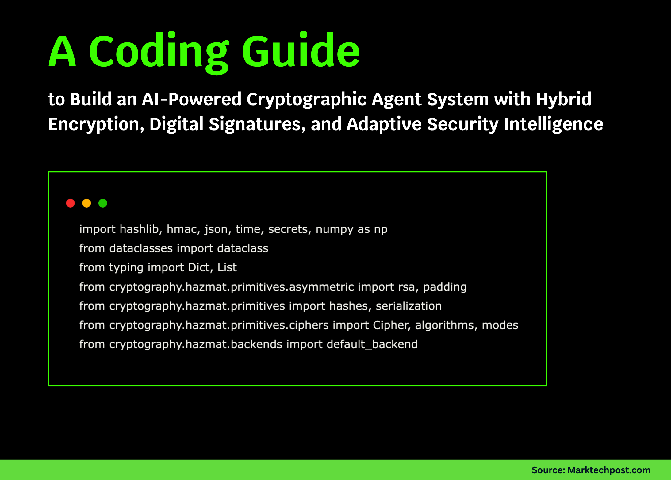 A Coding Guide to Build an AI-Powered Cryptographic Agent System with Hybrid Encryption, Digital Signatures, and Adaptive Security Intelligence