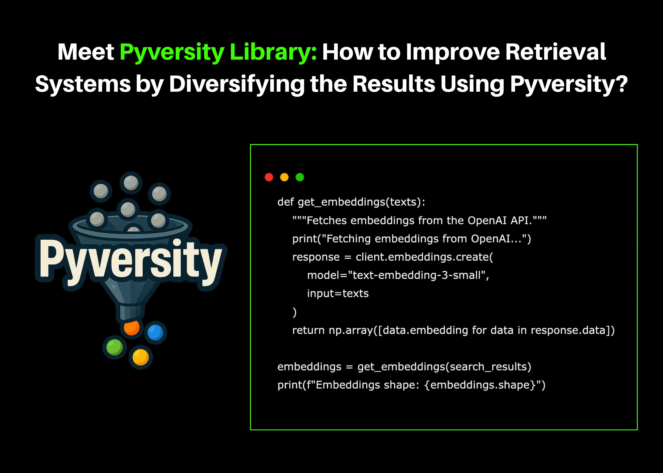 Meet Pyversity Library: How to Improve Retrieval Systems by Diversifying the Results Using Pyversity?