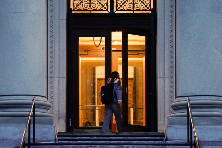 US PhD admissions shrink as fears over Trump’s cuts take hold