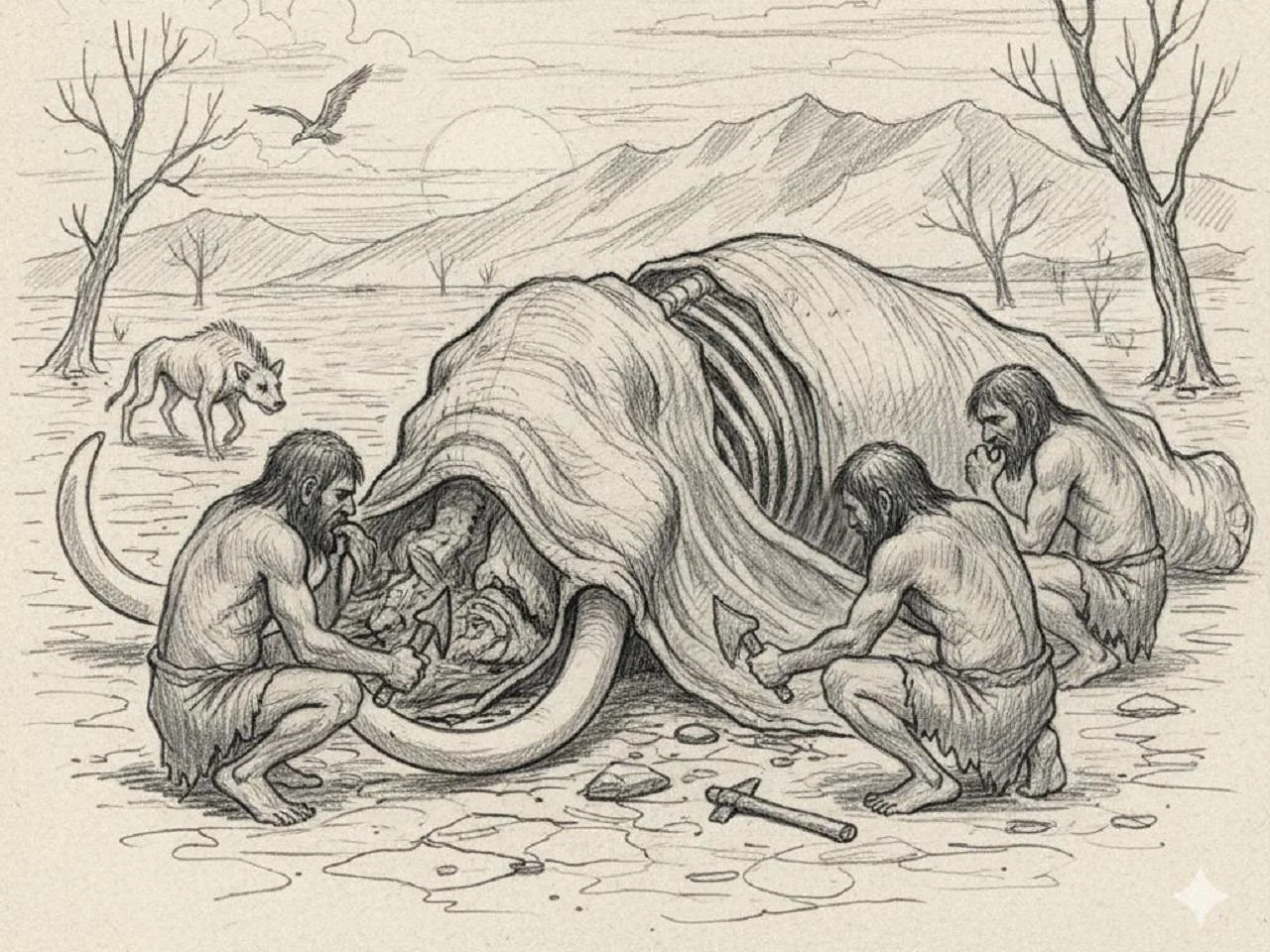 Eating carrion reconsidered: how scavenging shaped human evolution and made us human
