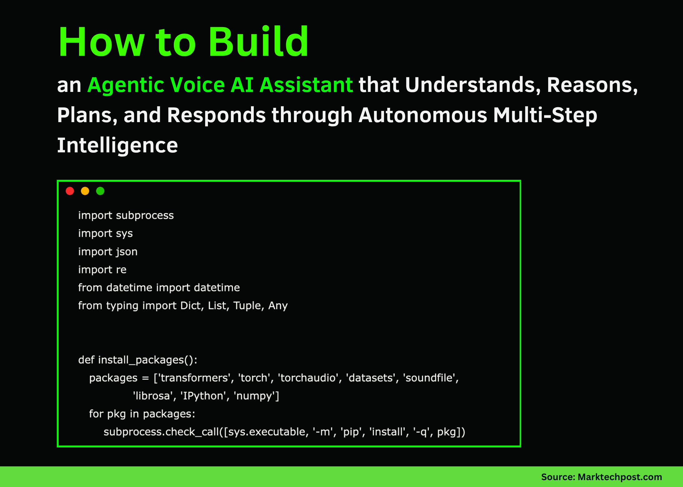 How to Build an Agentic Voice AI Assistant that Understands, Reasons, Plans, and Responds through Autonomous Multi-Step Intelligence