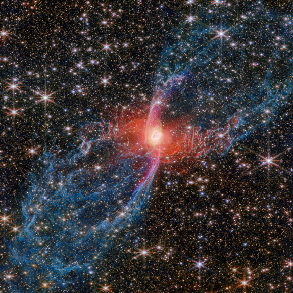 Webb Captures Red Spider Nebula