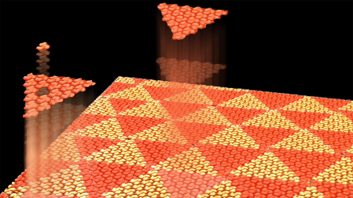 The einstein tile rocked mathematics. Meet its molecular cousin