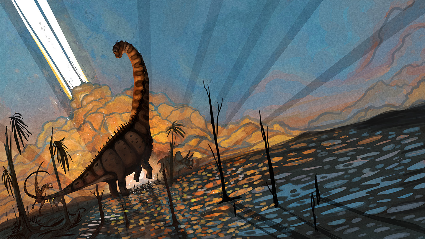 Dinosaurs were thriving before the asteroid hit, new analysis suggests