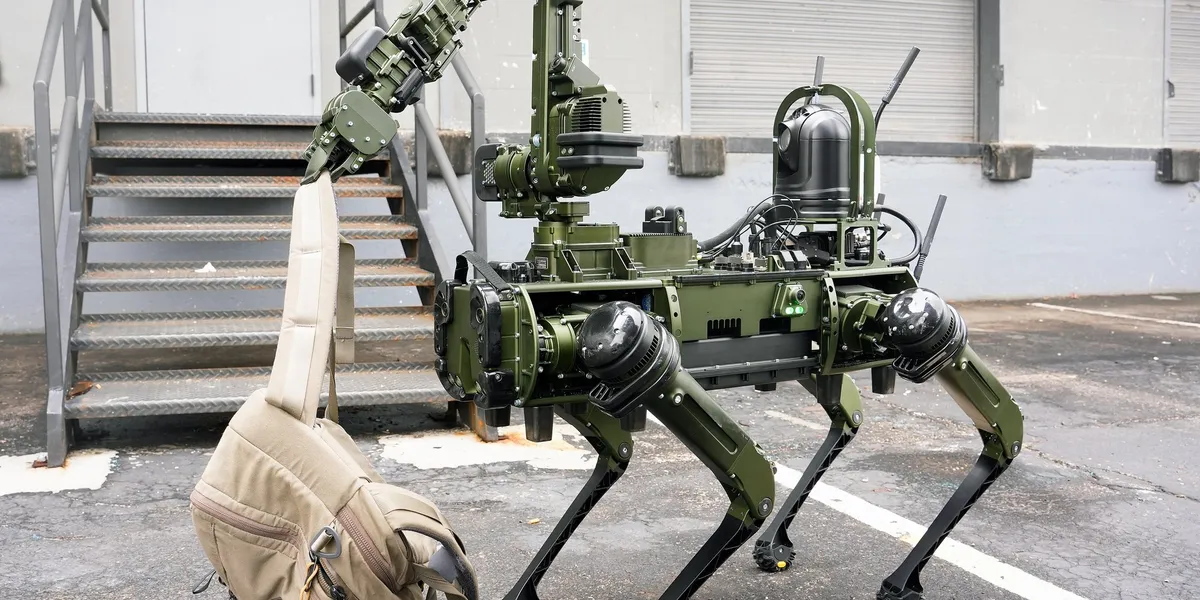 Ghost Robotics Adds Arm to Vision 60 Quadruped