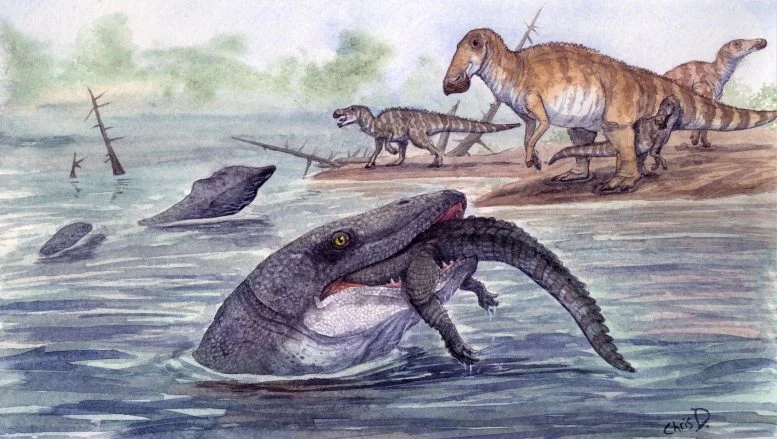 This Bus-Sized Predator Hunted in Dinosaur-Era Rivers