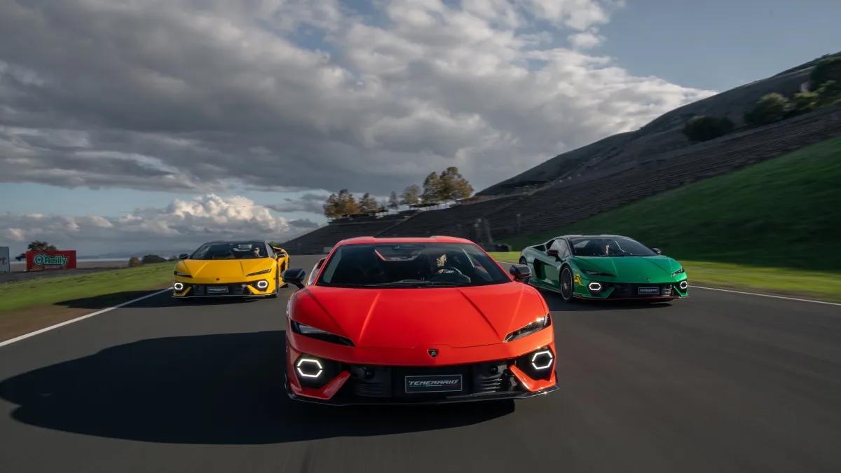 Lamborghini’s new hybrid supercar includes a three-level drift mode and three axial flux motors
