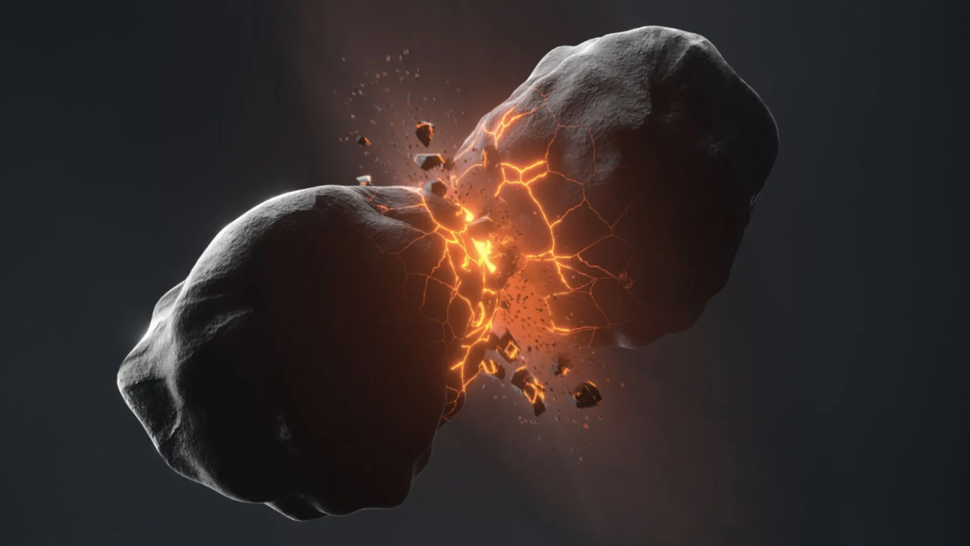 Space objects collide in a star system, rare event’s images captured