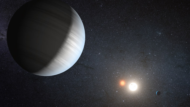 Astronomers Directly Image Rare Exoplanet Orbiting Two Suns
