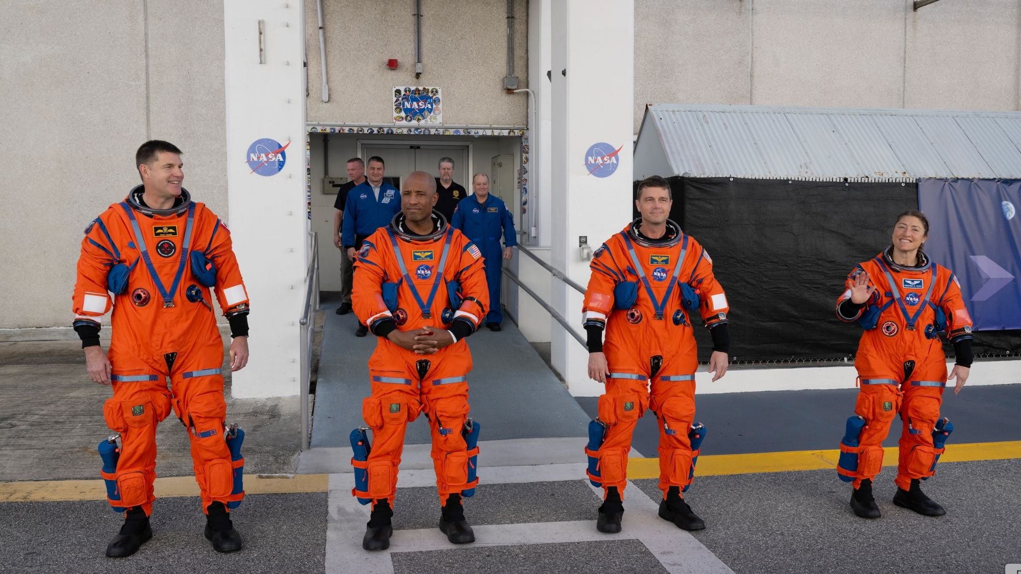 Artemis 2 moon astronauts rehearse for launch day (photos)