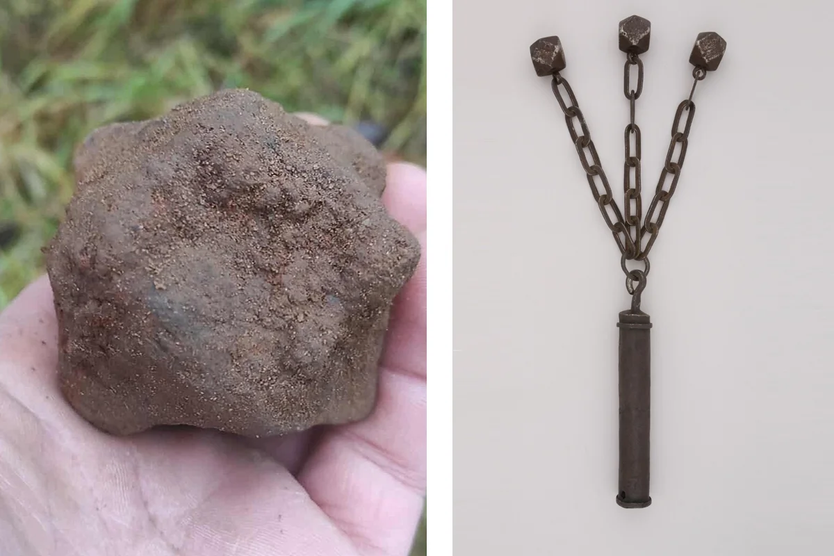 Flail-type weapon associated with Battle of Grunwald discovered near Gietrzwałd