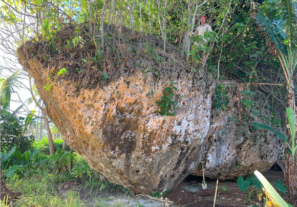 World’s Largest Cliff-Top Boulder Provides Evidence of Ancient Tsunami in Tonga