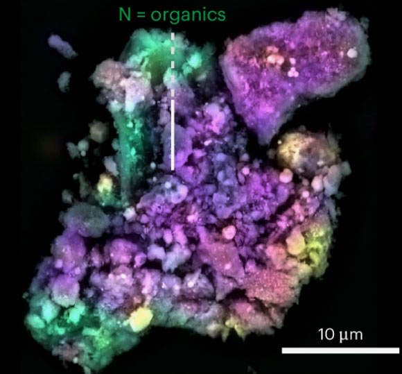 Gum-Like Substance Found in Samples from Asteroid Bennu