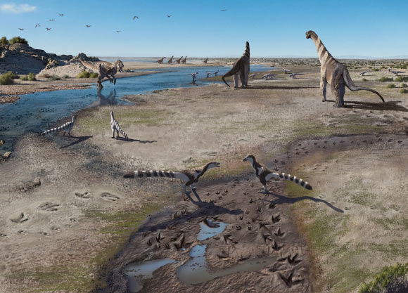 160-Million-Year-Old Dinosaur Footprints Discovered in Chile