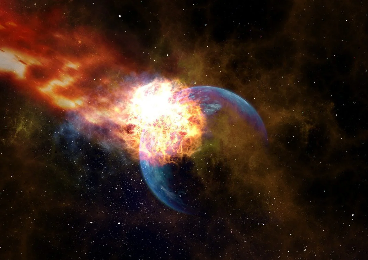 Researchers present evidence that a cosmic impact destroyed a biblical city in the Jordan Valley