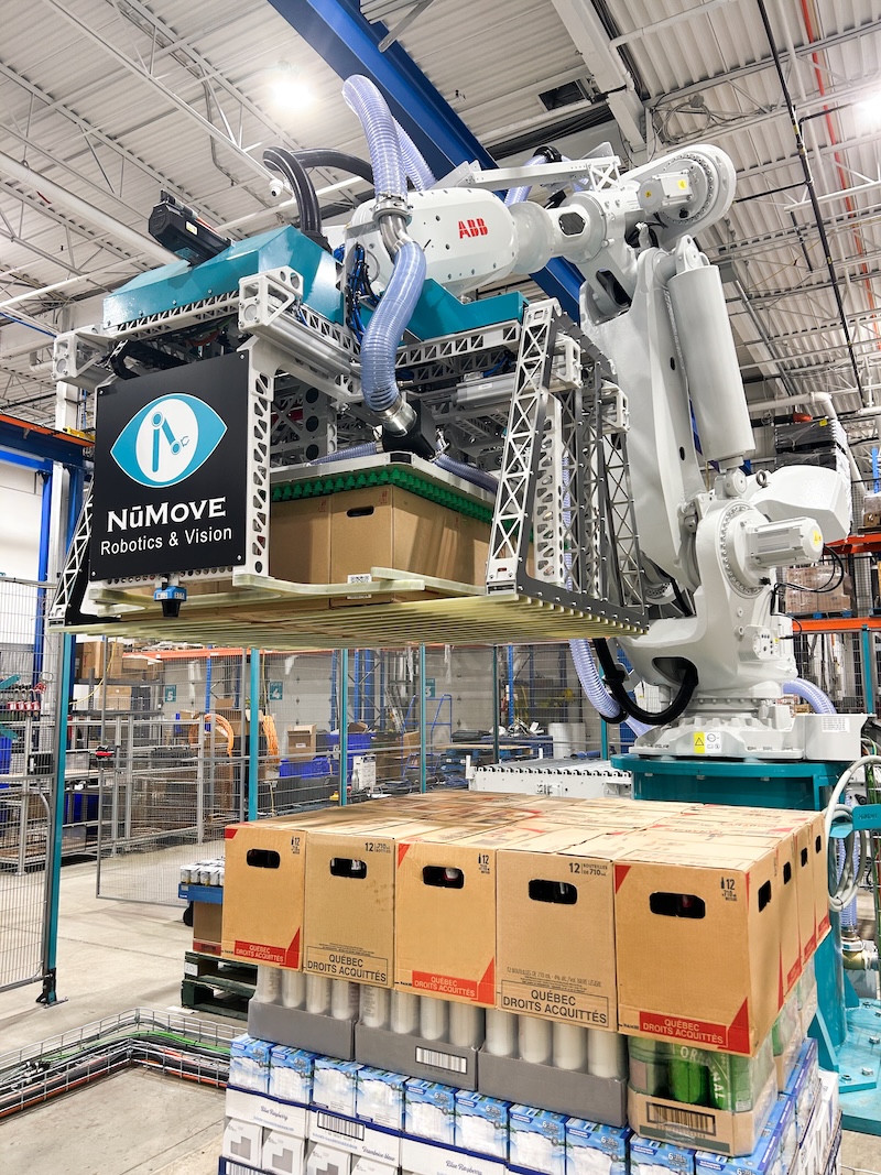 NūMove introduces an innovative robot tool for layer picking automation