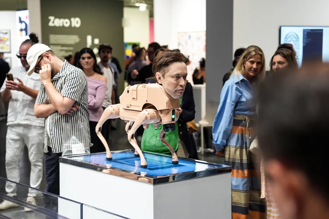 Billionaires’ Fleshy Heads Put on Robot Dog Bodies