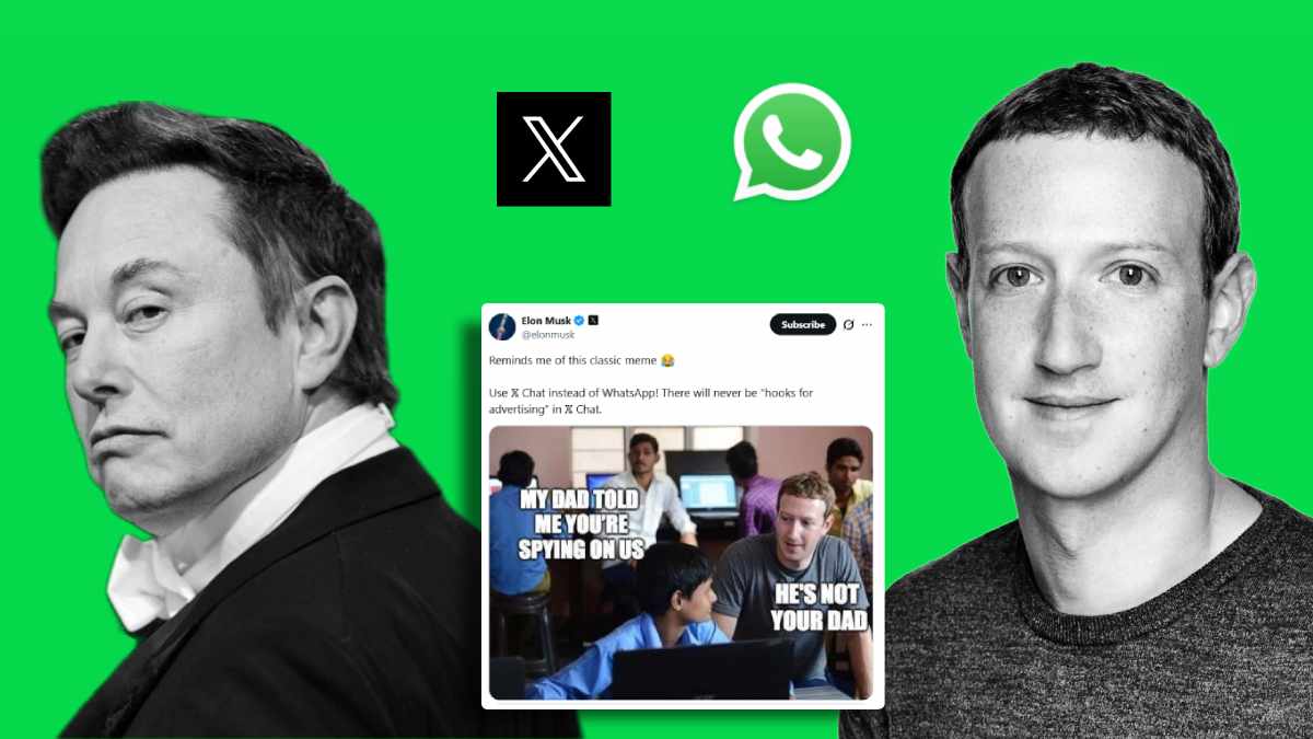 Elon Musk Takes A Cheeky Dig At Zuckerberg Over WhatsApp Privacy With Meme (Again); The Beef Goes Back To 2016