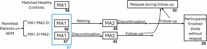 Delay discounting correlates with depression but does not predict relapse after antidepressant discontinuation