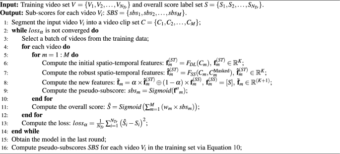 Semantic-aware self-supervised learning using progressive sub-action regression for action quality assessment
