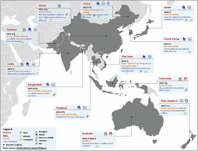 Food security under climatic extremes in the Asia-Pacific region