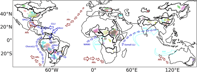 Atmospheric rivers are associated with nine out of every 10 floods in major global river basins