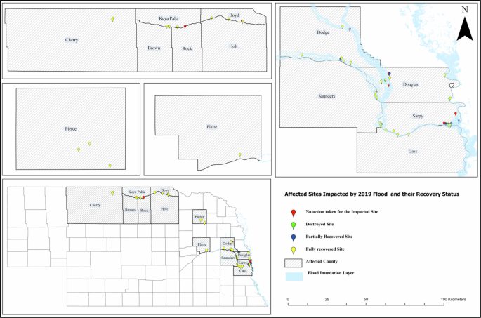 Uneven recoveries: a deep learning assessment of the 2019 Midwest floods and their impact on rural communities