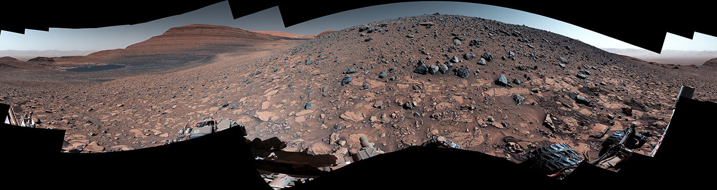 NASA’s Curiosity Reaches Mars Ridge Where Water Left Debris Pileup