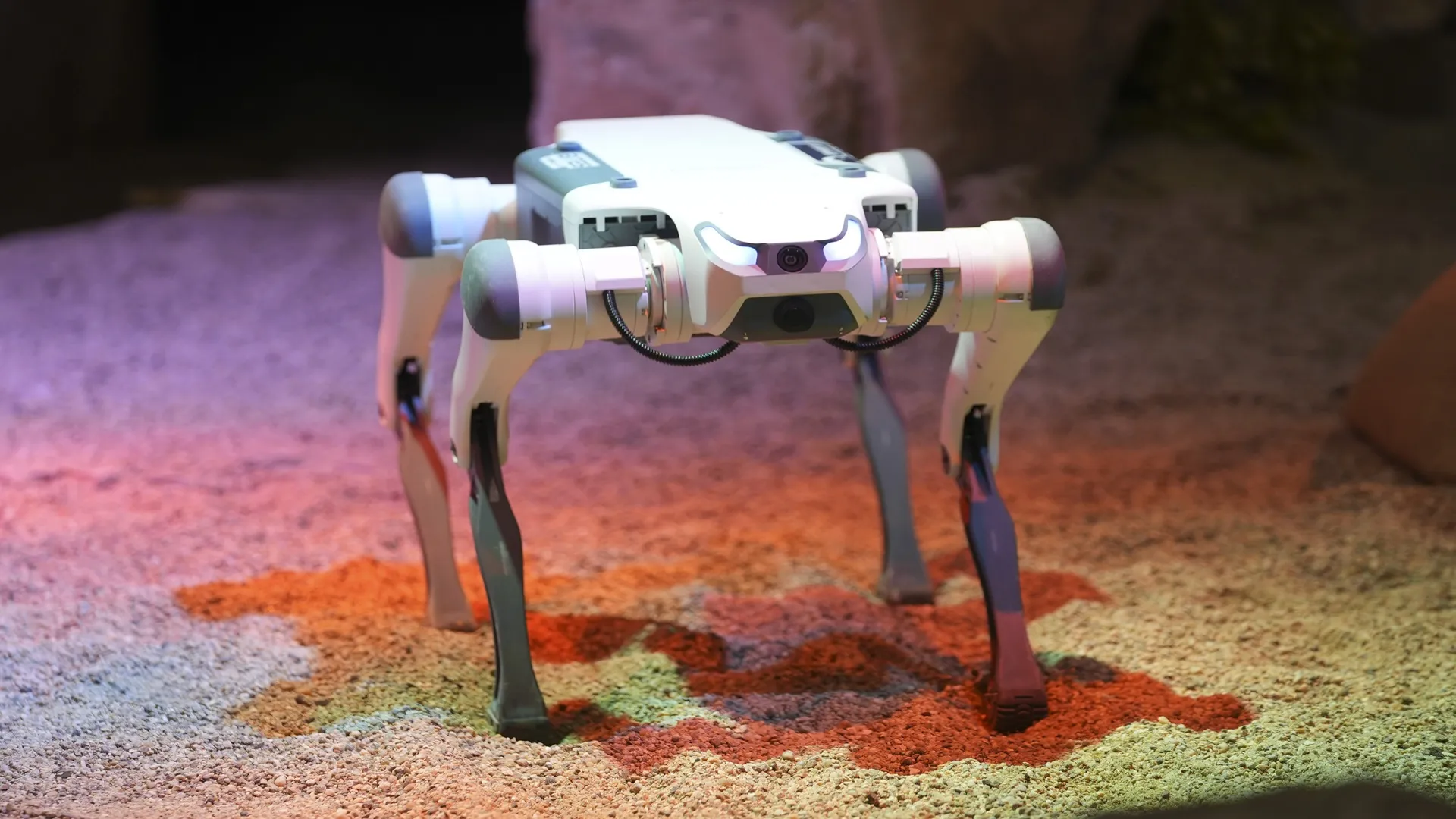 Robot learns adaptive walking on uneven terrain using deep learning