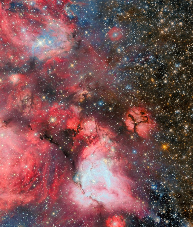 Hubble Catches Baby Stars Blowing Giant Bubbles in Space