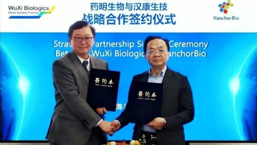 WuXi Biologics and Hanchorbio enter strategic partnership to advance next-generation bi- and multi-functional fusion protein pipeline