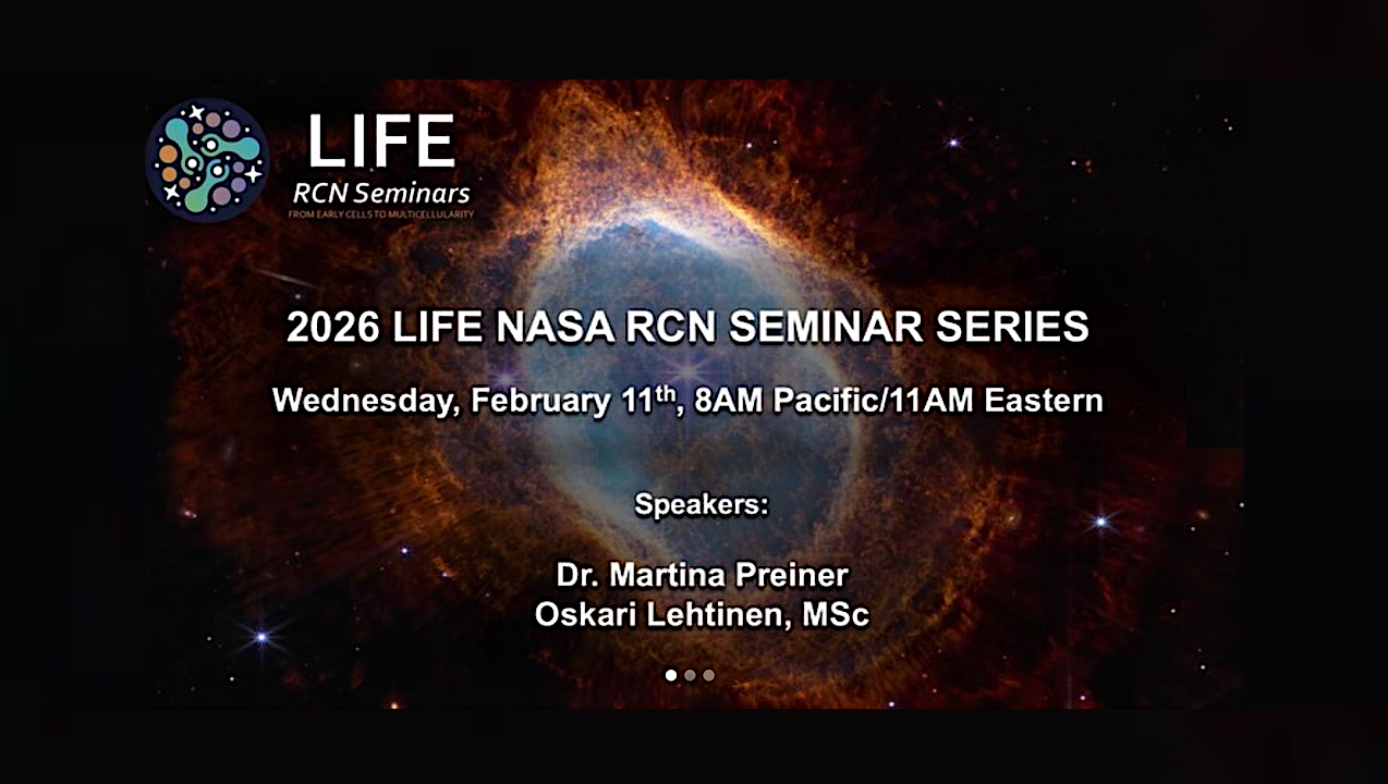LIFE NASA RCN Seminar 11 February 2026