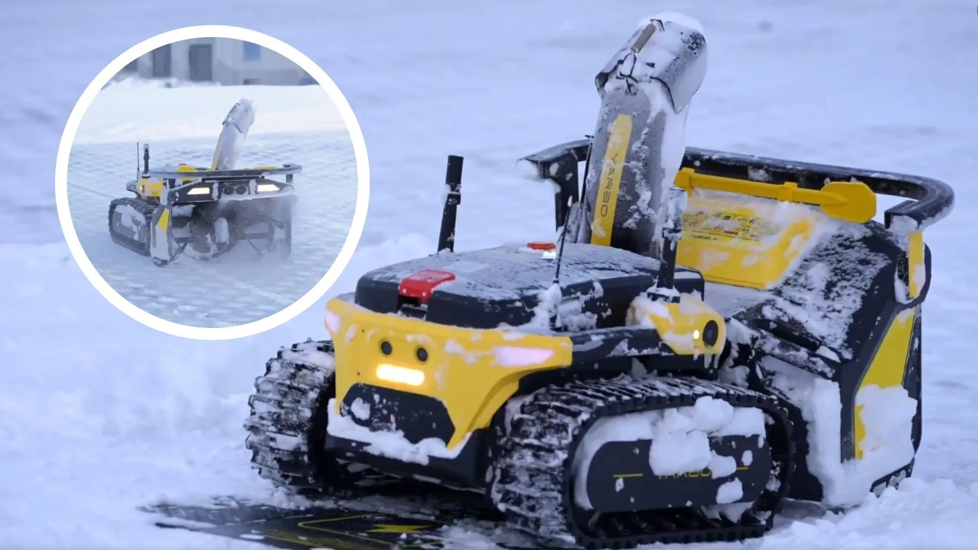 Autonomous robot clears 6,000-sq-ft NJ driveway during snowstorm
