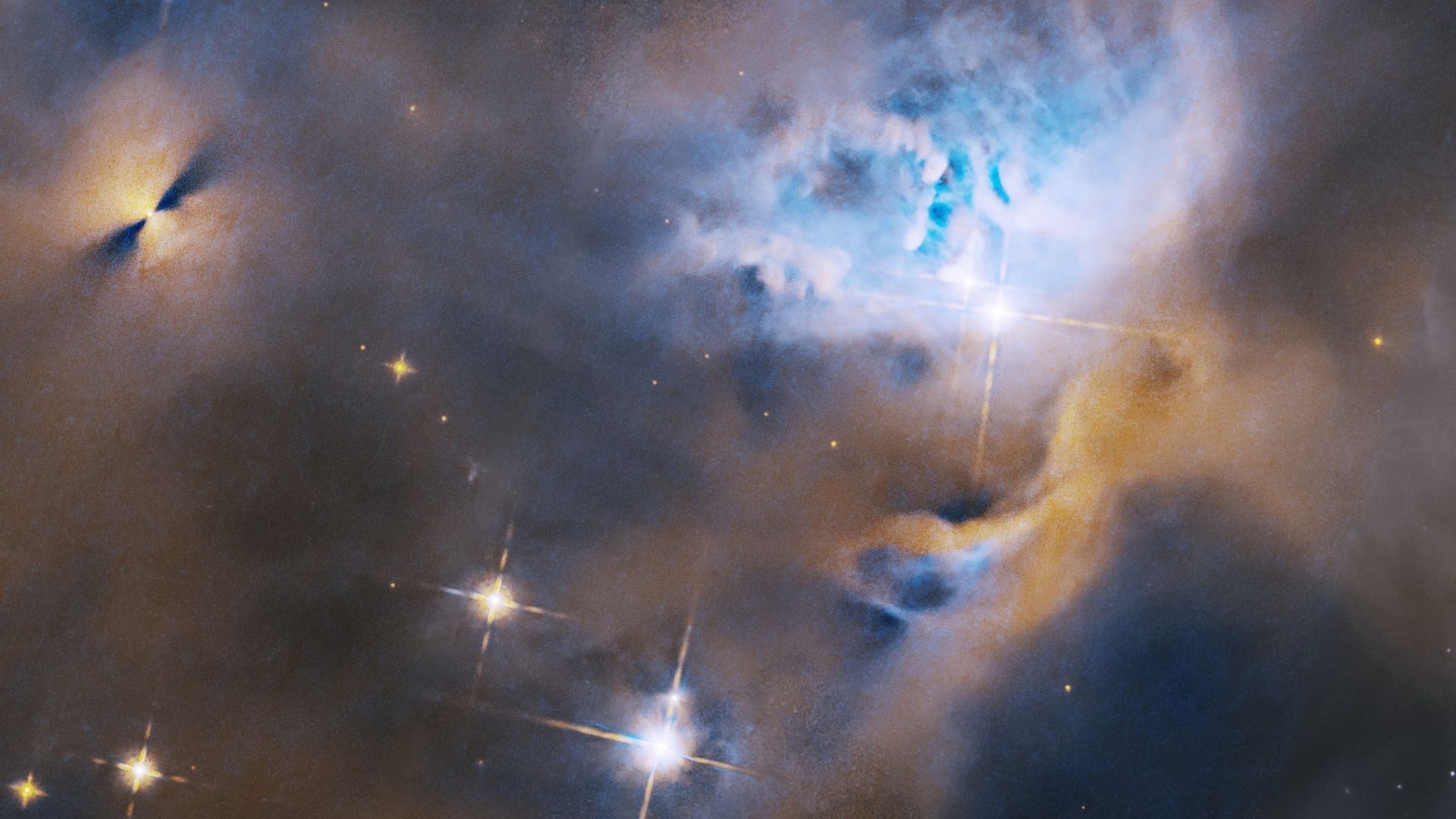 Hubble Telescope sees baby stars hard at work photo of the day for Jan. 16, 2025
