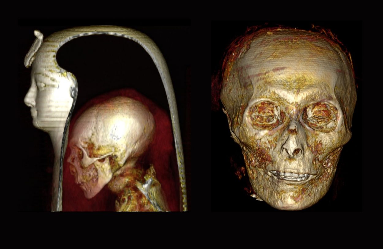 Scientists digitally ‘unwrap’ mummy of Pharaoh Amenhotep I