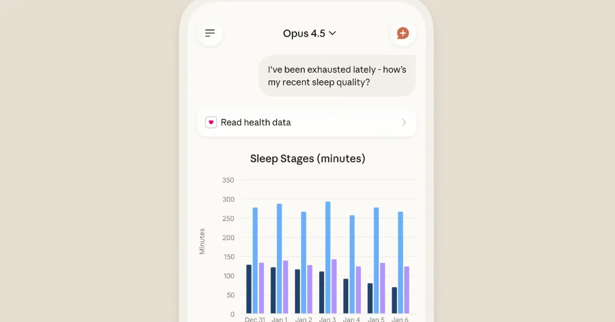 You can now connect Claude with Apple Health to get insights from your fitness data