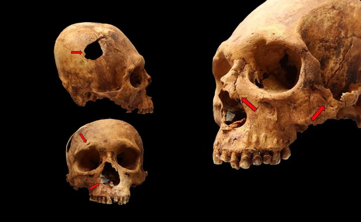 Collapse of Chavin culture was followed by a period of violence