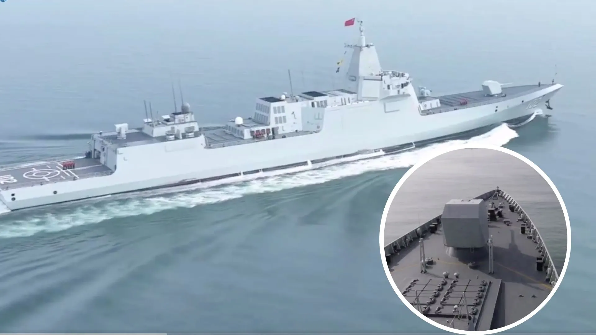 China’s massive 11,000-ton warship showcases anti-submarine capabilities