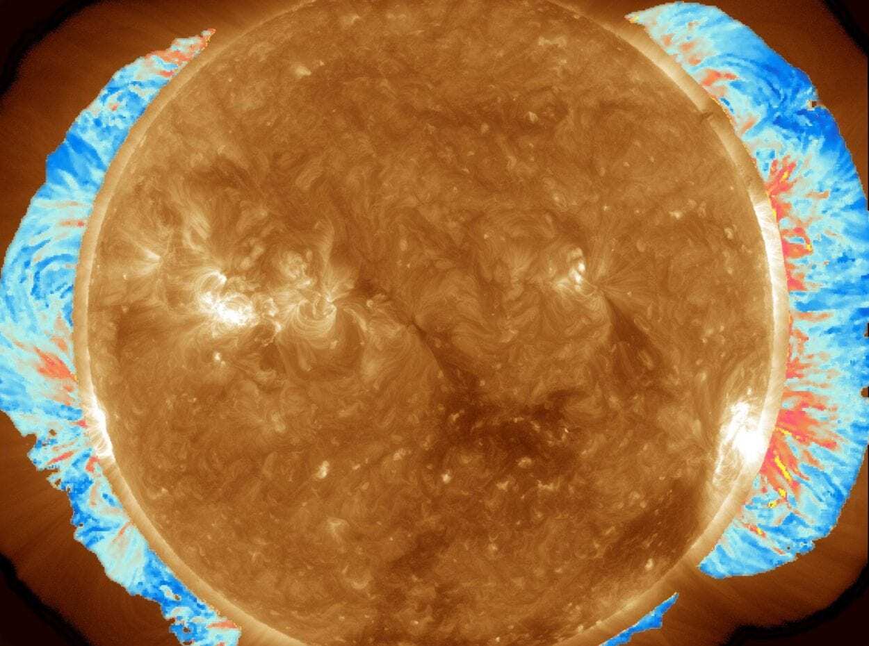 Global Magnetic Field of the Solar Corona Measured for the First Time