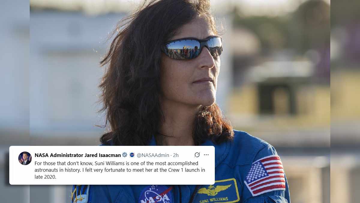 Sunita Williams Retires As Astronaut After 27 Years Ahead Of NASA’s Lunar Mission; Jared Isaacman Pays Tribute