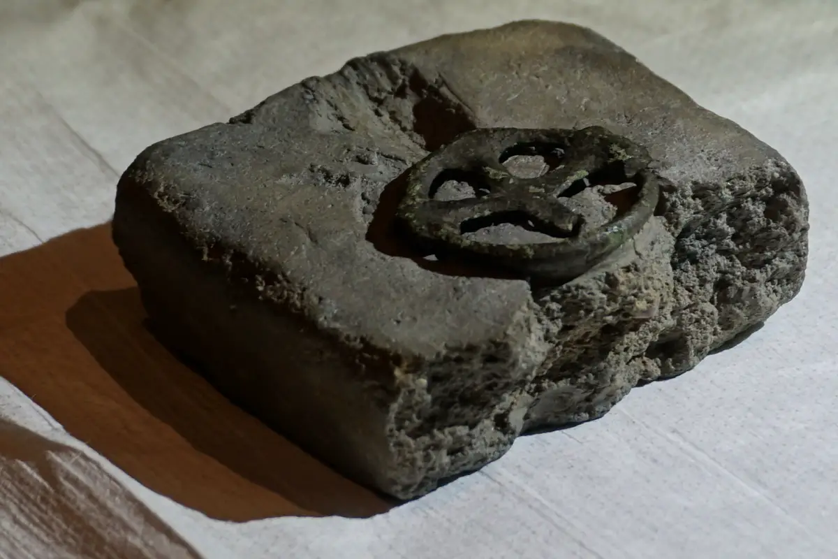 Rare wheel cross discovery provides new evidence for early Christianisation