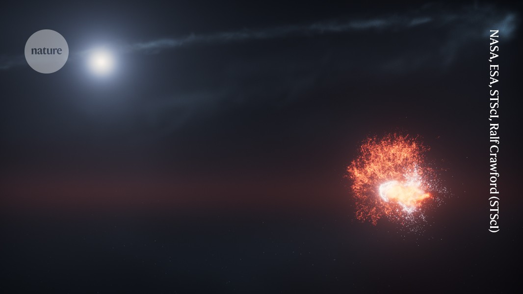 Disappearing ‘planet’ reveals a solar system’s turbulent times