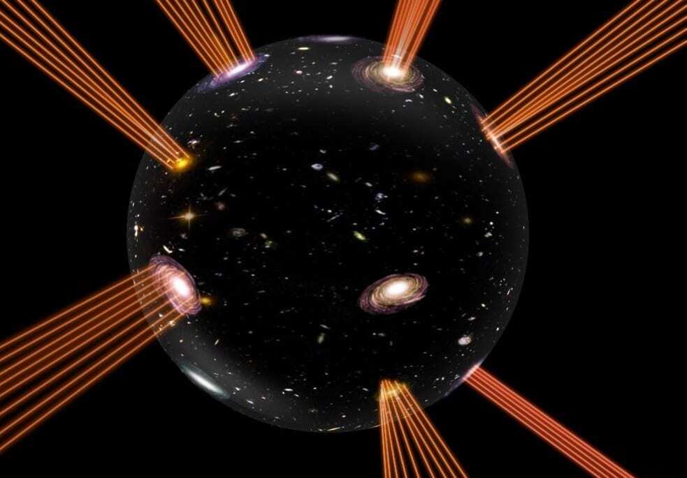 An expanding bubble in an extra dimension