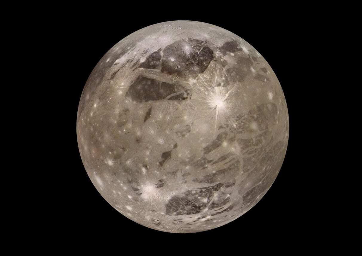Ring-like Structure on Ganymede May Have Been Caused by a Violent Impact