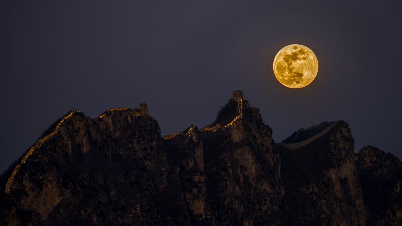 February’s full snow moon will shine in the night sky this weekend